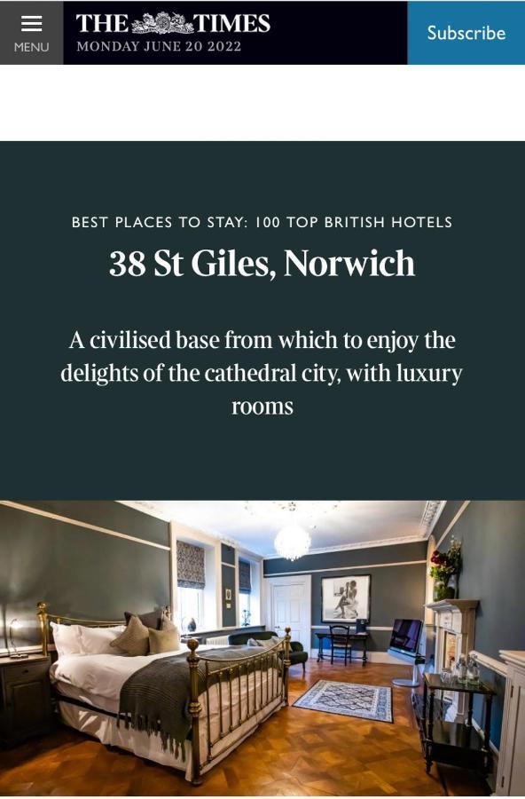 38 St Giles Bed & Breakfast Norwich Luaran gambar